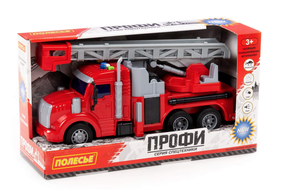 «Полесье» дополнил серию «Профи» реалистичным пожарным автомобилем