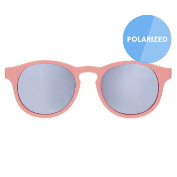 С/з очки Babiators Blue Series Polarized Keyhole. Уезжаю на выходные (The Weekender). Дыня. Серебрянные зеркальные линзы. Classic (3-5) - Babiators Navigators