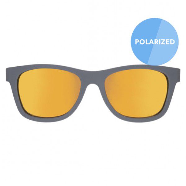 С/з очки Babiators Blue Series Polarized Navigator. Островитянин (The Islander). Серые. Оранжевые зеркальные линзы Classic (3-5) - Babiators Navigators