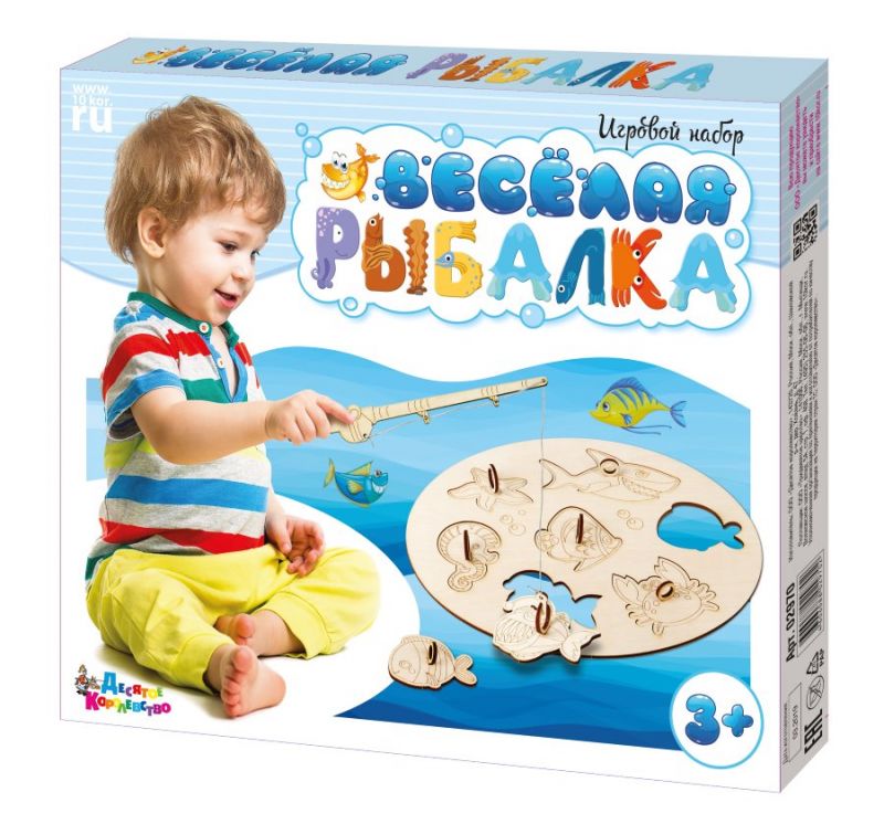 Игра настольная «Веселая рыбалка» - Десятое Королевство