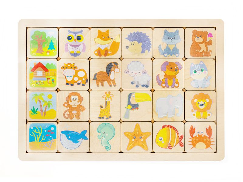 Игра развивающая «Кто где живет» - Десятое Королевство