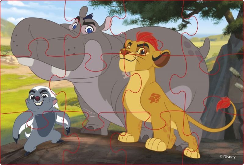 Мягкий пазл «Король Лев» 12 элементов - Десятое Королевство