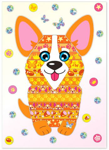 Набор для изготовления картины «Полосатик Пёсель» - КЛЕВЕР