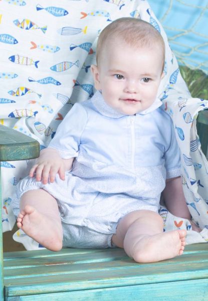 Песочник - боди для прогулок в летнюю жару "Прованс" - Сонный гномик