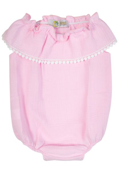 Летнее боди для девочки "Лотос" - Сонный гномик