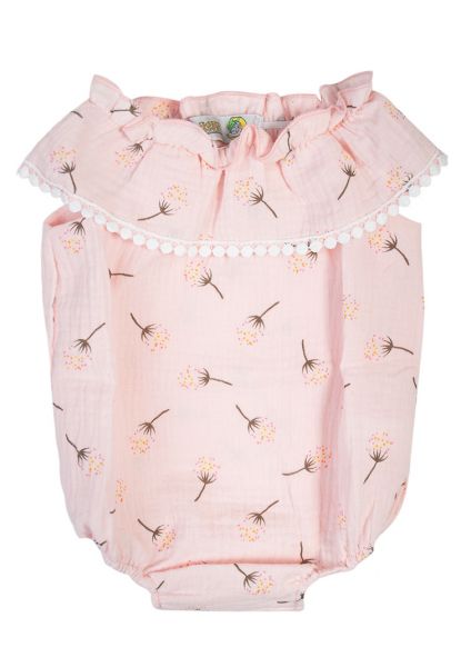 Летнее боди для девочки "Лотос" - Сонный гномик