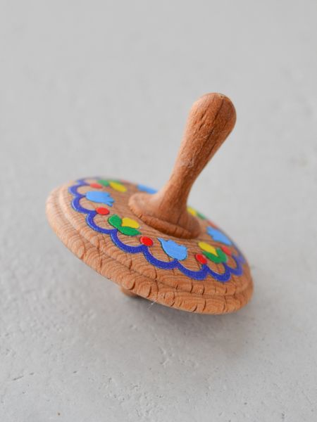 Волчок-юла с узором "Венок"