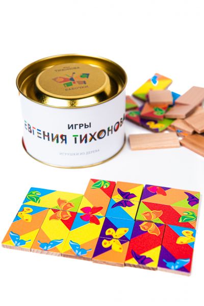 Настольная игра "Бабочки" Евгения Тихонова в тубусе