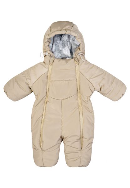 Детский комбинезон зимний "Байкал" бежевый - Сонный гномик