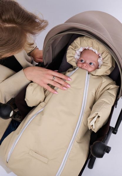 Конверт на выписку для новорожденного "Сплюша" зима - Сонный гномик