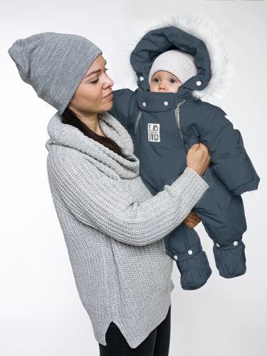 Комбинезон-конверт "трансформер", Темно-синий, 163ШМ/2 (62-90см)