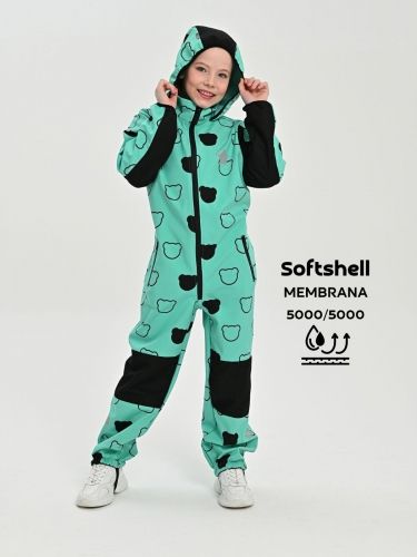 Комбинезон, Весна-Осень, Мята медведь, арт. 210 (128 см)