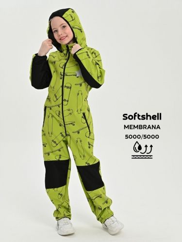 Комбинезон, Весна-Осень, Лайм скейты, арт. 210 (104 см)