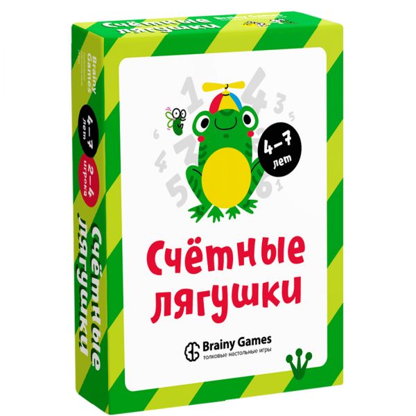 "Счётные лягушки", игра 40 карточек Brainy Games - Brainy Games