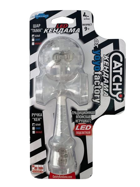 Кендама YoYoFactory Catchy LED Белый свет - YoYoFactory