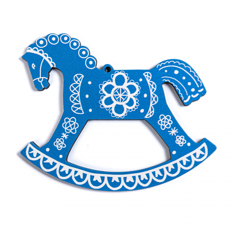 Ёлочная игрушка “Коняшка” (арт 63)