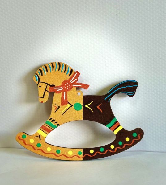 Ёлочная игрушка "Коняшка" (арт 35)
