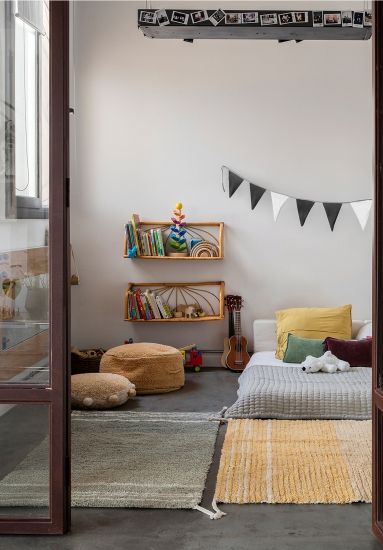 Ковер двусторонний винтажный голубой 120*160 - Lorena Canals