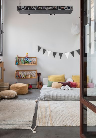 Ковер двусторонний винтажный голубой 120*160 - Lorena Canals