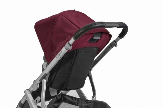 Чехол на ручку Vista черная  кожа - UPPAbaby
