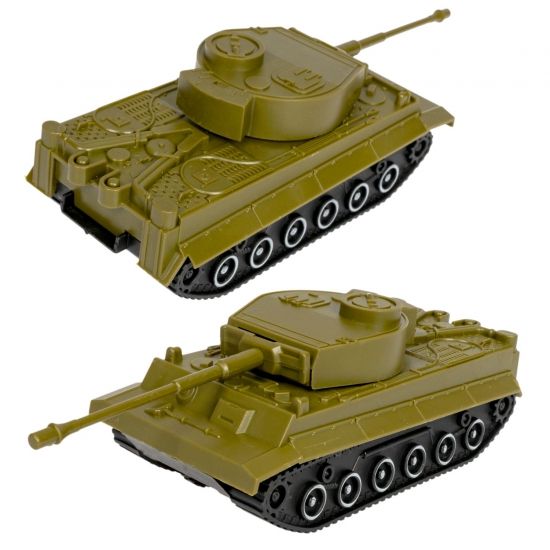 Набор игровой "АРМИЯ", 10 солдатиков с оружием, танк, самолёт, военная карта Bondibon - BONDIBON