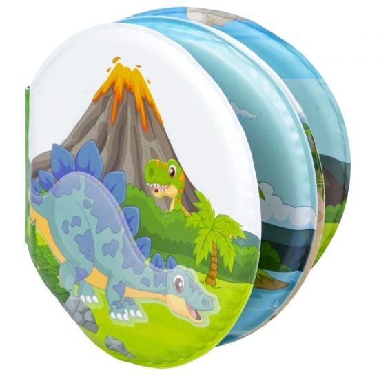 Книга для купания "ДИНОЗАВРЫ", пищалка, проявляющиеся картинки, Baby You Bondibon - BONDIBON