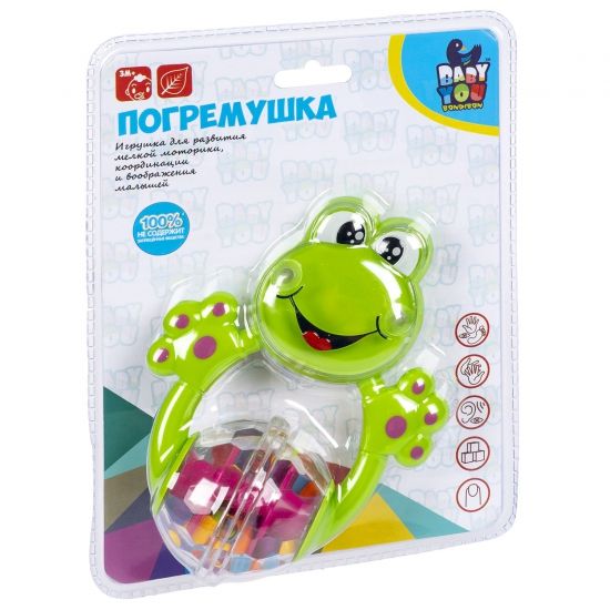 Погремушка Bondibon Baby You "Лягушка" - BONDIBON
