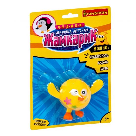 Игрушка-антистресс Bondibon "Жамкарик: Цыпленок" - BONDIBON