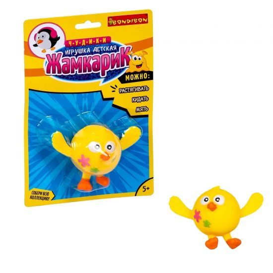 Игрушка-антистресс Bondibon "Жамкарик: Цыпленок" - BONDIBON