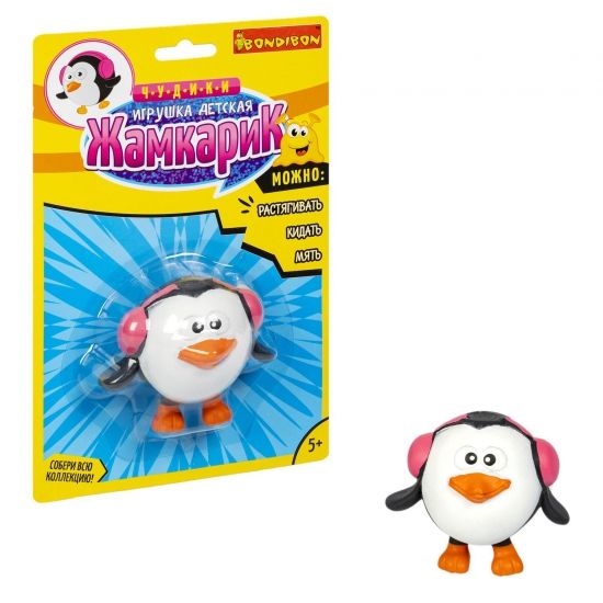 Игрушка-антистресс Bondibon "Жамкарик: Пингвин" - BONDIBON