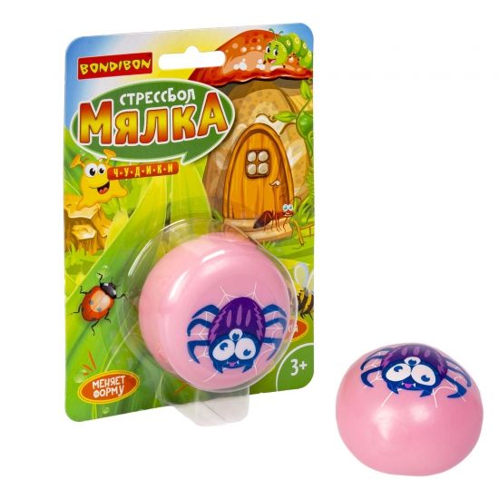 Стрессбол "МЯЛКА" жучок Bondibon - BONDIBON