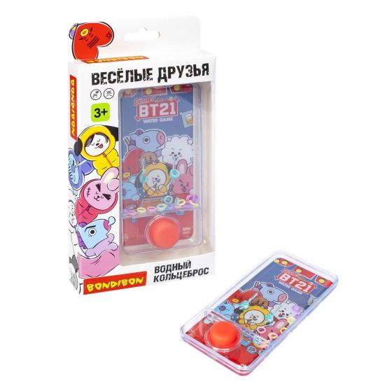 Водная игра с колечками КОЛЬЦЕБРОС "ВЕСЕЛЫЕ ДРУЗЬЯ" Bondibon - BONDIBON