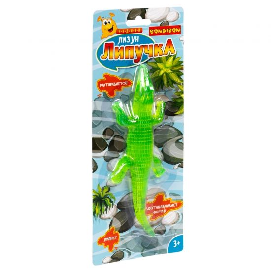 Лизун-липучка "КРОКОДИЛ" Bondibon - BONDIBON