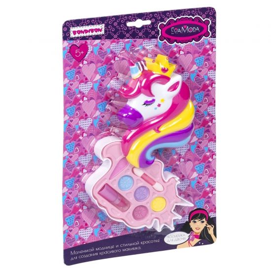 Набор детской декоративной косметики "ЕДИНОРОГ" Eva Moda Bondibon - BONDIBON
