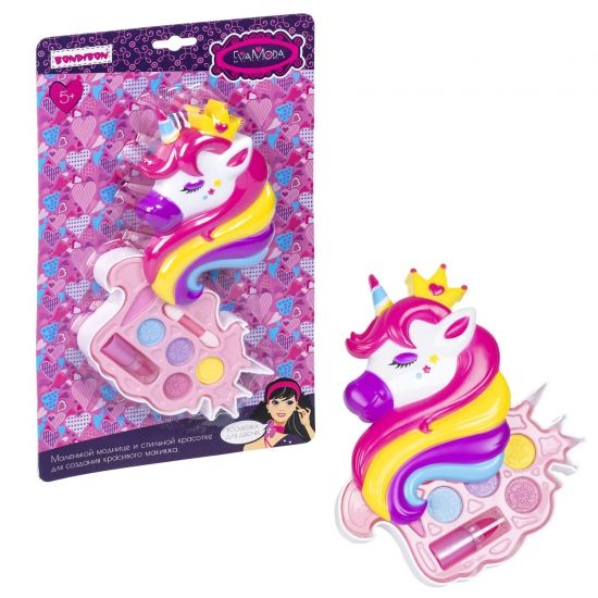 Набор детской декоративной косметики "ЕДИНОРОГ" Eva Moda Bondibon - BONDIBON