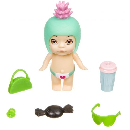 Кукла-сюрприз в банане, с шапочкой в виде АНАНАСА и аксессуарами Oly Bondibon - BONDIBON