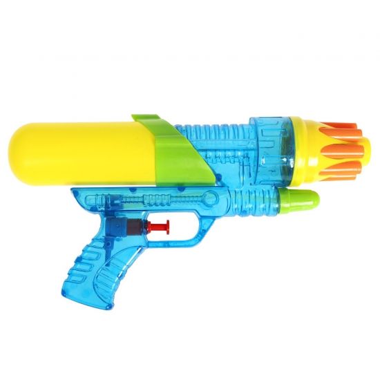 Водный пистолет полупрозрачный жёлтый 152мл Наше Лето Bondibon - BONDIBON