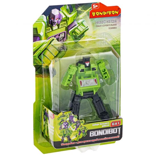 Трансформер "BONDIBOT 2в1" робот-бульдозер Bondibon - BONDIBON
