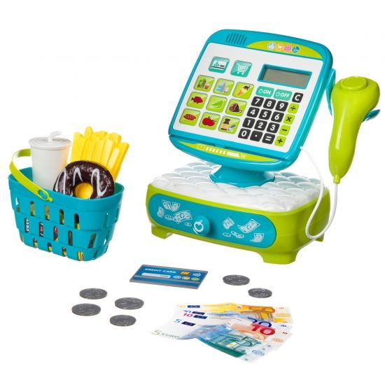Набор Bondibon "Играем в магазин" с кассовым аппаратом и аксессуарами 17 предм. - BONDIBON