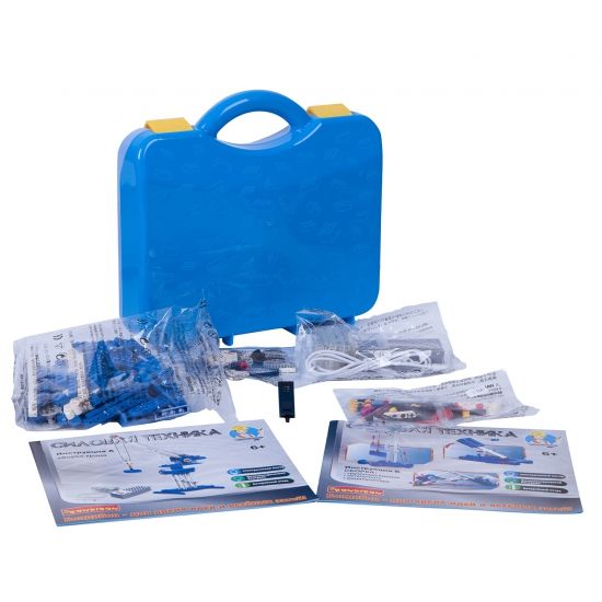 Конструктор Bondibon 4 в 1 "Силовая техника" с пультом управления 173 детали - BONDIBON