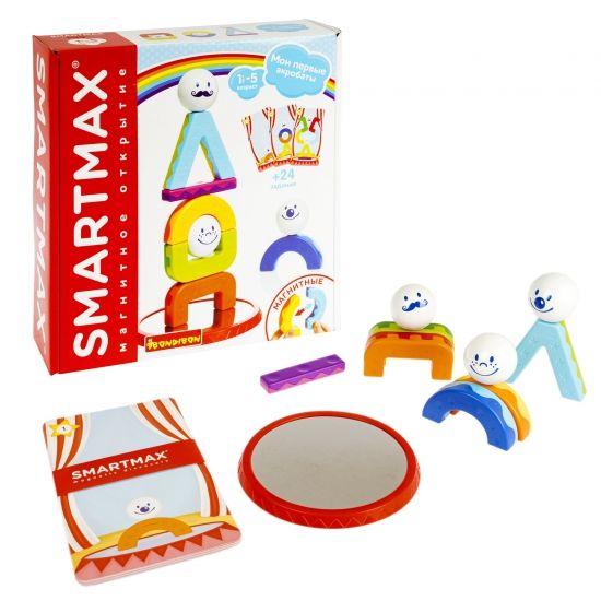 Магнитный конструктор "Мои первые акробаты" 10 деталей SmartMax Bondibon - BONDIBON