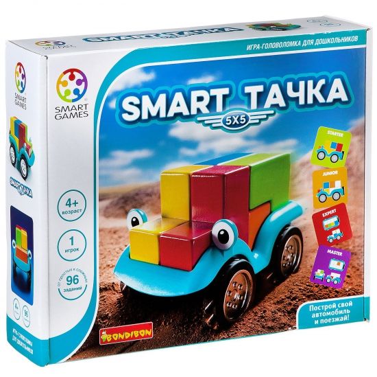 Логическая настольная игра "Smart Тачка 5X5" Smart Games Bondibon - BONDIBON