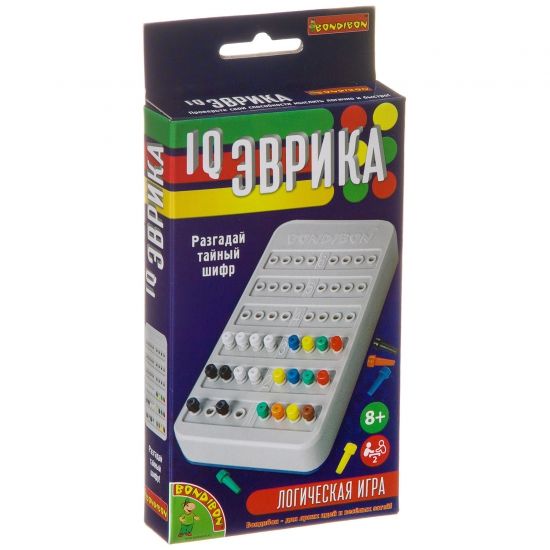 Логическая настольная игра "IQ Эврика", серая Bondibon - BONDIBON