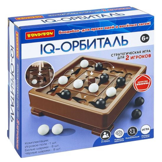 Настольная стратегическая игра "IQ-ОРБИТАЛЬ" Bondibon - BONDIBON