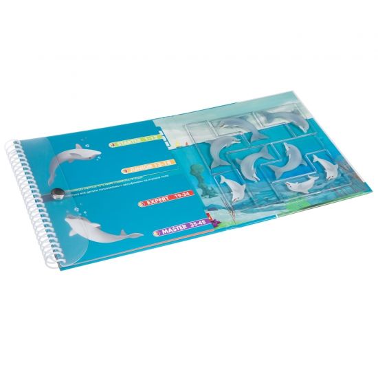 Логическая магнитная игра для путешествий "Дельфинчики" Smart Games Bondibon - BONDIBON