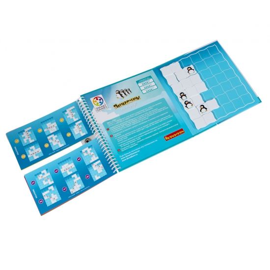 Логическая магнитная игра для путешествий "Пингвины на параде" Smart Games Bondibon - BONDIBON