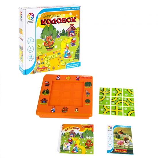 Логическая настольная игра "Следопыт Колобок" Smart Games Bondibon - BONDIBON