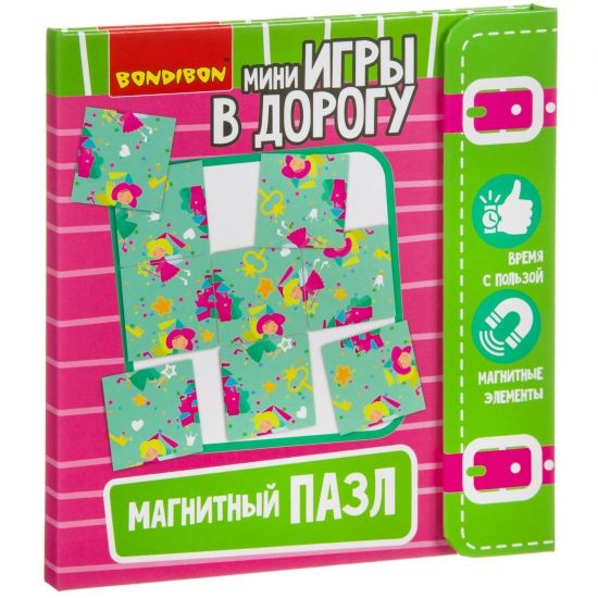 Мини-игры в дорогу "МАГНИТНЫЙ ПАЗЛ. ФЕИ" Bondibon - BONDIBON
