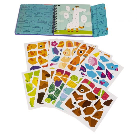 Мини-игры в дорогу "ОТКРЫТКИ - АППЛИКАЦИИ" Bondibon - BONDIBON