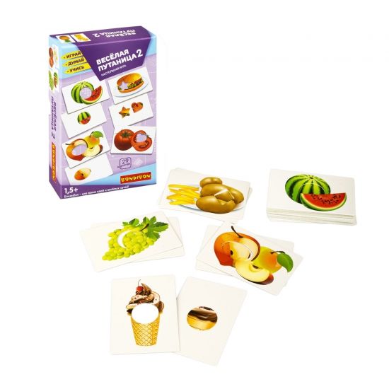Настольная игра "ВЕСЁЛАЯ ПУТАНИЦА 2" Играй Думай Учись Bondibon - BONDIBON